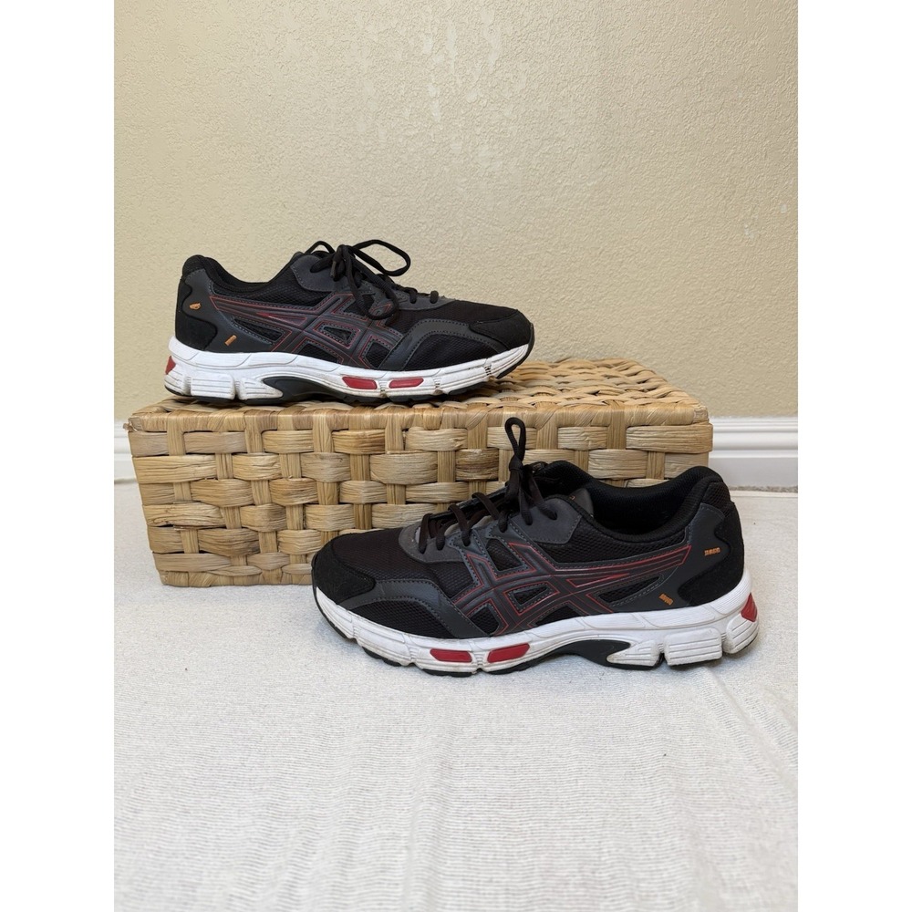 Asics Gel Jog MC Black Red "1201A632 001" Size 10.5 Mens
